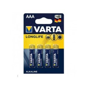 VARTA LONG LIFE 4 Piles AAA4 LR03 1